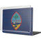 Guam Flag Dark Wood MacBook Cases